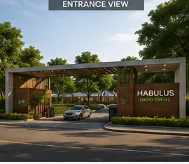 Conceptual entrance view of Habulus Oasis Grove, Jigani