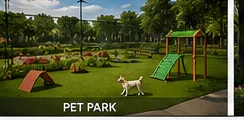 Conceptual pet park visualisation